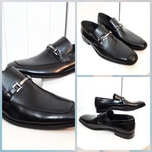 STACY ADAMS Black Buckle Dress ShoesSz 12 New